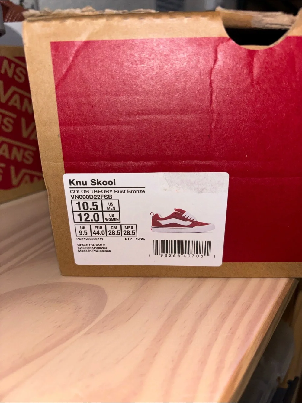 Vans brand new